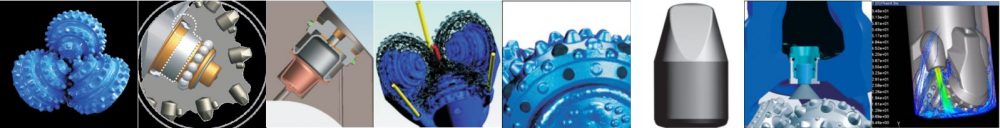 the feature of tricone bit